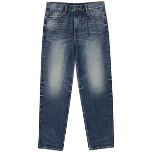 杰克琼斯冬季时尚舒适猫须水洗潮流裤子牛仔裤长裤男裤男装男款