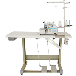 松立747直驱电动四线五线锁边机工业自动包缝机拷边机家用缝纫机