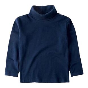 保暖休闲儿童高领打底衫纯棉男女童大童长袖韩版童装秋冬上衣t恤