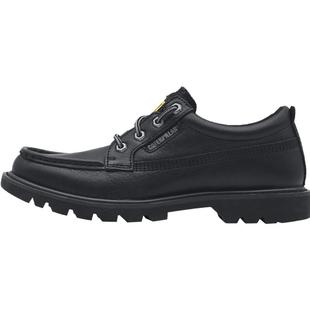 CAT卡特秋冬男鞋户外休闲工装复古耐磨皮鞋低帮复古单鞋帆船鞋