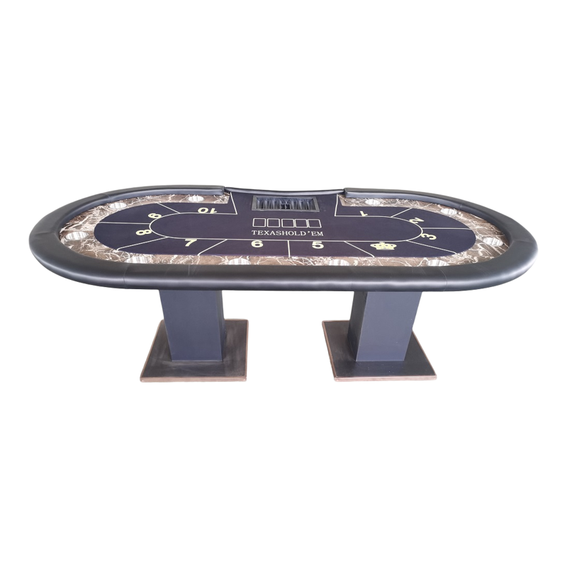 豪华德州扑克筹码桌棋牌室专用桌面布垫颜色尺寸可定制德州桌子