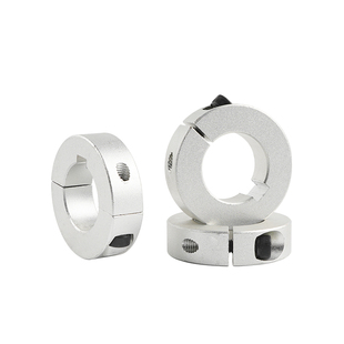 带键槽分离型固定环铝合金夹紧环夹轴限位环环代替9