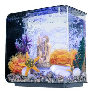 碧欧宝鱼缸客厅小型2026新款过滤制氧一体仿真造景摆件名师设计