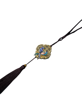 铜师傅四喜临门喜鹊铜挂件