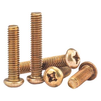 黄铜圆头螺钉机牙螺栓