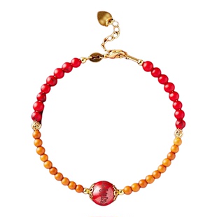 新婚礼物送闺蜜金刚心咒手环观音文殊手串丁程鑫同款手链琉璃大