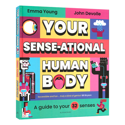 Your Sense-Ational Human Body 你的感官指南 精装大开本 百科科普读物 英文原版进口儿童图书