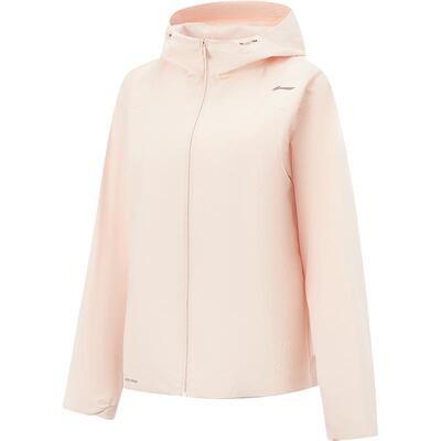 李宁防晒连帽女运动风衣运动服