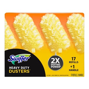 美国直邮 Swiffer Duster家用360度神奇防静电除尘掸17个装送手柄