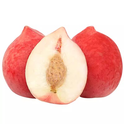 春雪脆甜水蜜桃新鲜水果现摘现发毛桃蜜桃大桃子时令水果顺丰河北