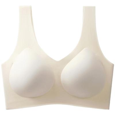 无痕内衣小胸聚拢运动一体固定杯