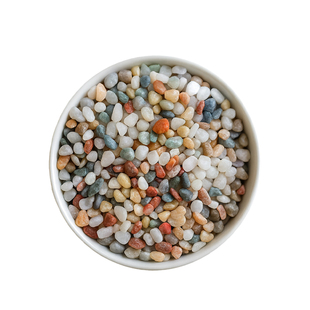 鱼缸底砂造景装饰雨林沙南美溪流沙石火山石头石英白沙子乌龟铺底