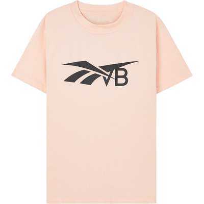 【折扣】Victoria Beckham女士品牌标志贴花印花纯棉T恤