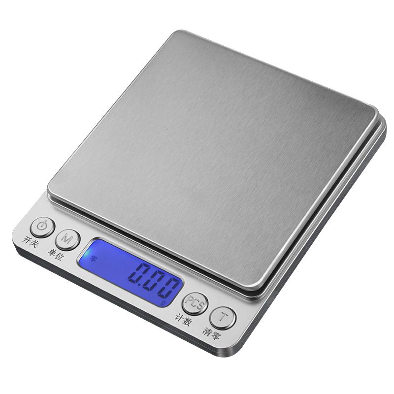 充电小型家用厨房电子称0.01g精准烘焙食物秤燕窝药材克数秤重器