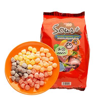 马来西亚进口水果汁酸味儿童qq糖