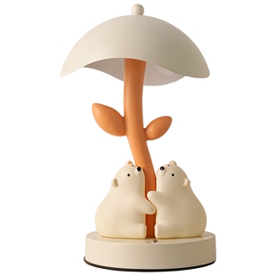 新婚礼物送新人闺蜜结婚喜庆长明灯床头灯卧室充电台灯高级感摆件