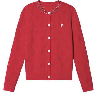 【新年开门红】PSALTER诗篇钉钻学院风格纹开衫针织衫冬款