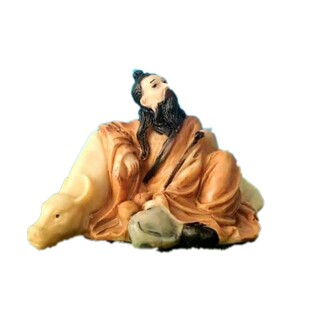 太白金星摆件神话人物太上老君神像鱼缸车载装饰品假山盆景配件