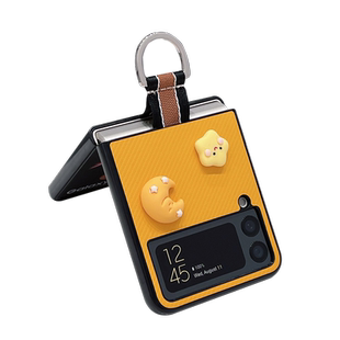 星月适用于三星zflip4手机壳指环防摔Galaxy Zflip3卡通可爱7070保护套f7110折叠屏w23flip翻盖f7210四代女款