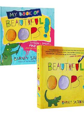 美丽的错误绘本 我的美丽之书 My Book of Beautiful Oops 英文原版绘本 启蒙儿童精装启蒙图画书 翻翻书 洞洞书 美国教育出版奖