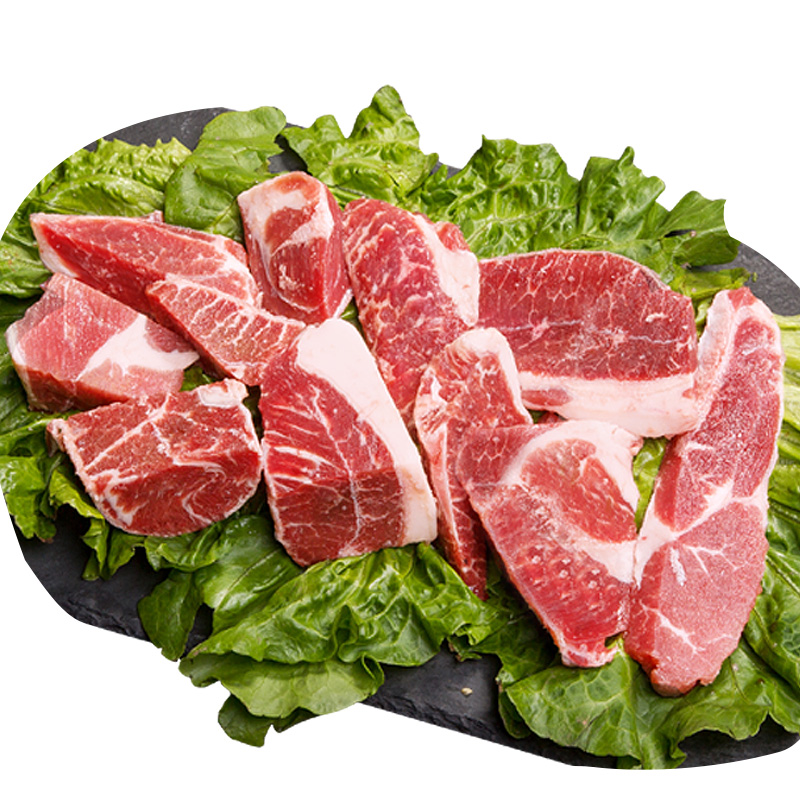 西捷進(jìn)口牛排邊角料牛肉冷凍生鮮牛肉粒原切牛腩塊1kg半筋半肉