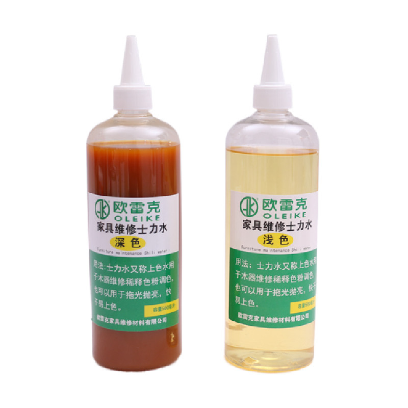 家具维修材料透明上色水深浅士力水抛光液调色颜料色粉擦色剂补漆