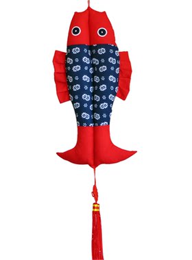 中国结布鱼年年有余手工艺礼品