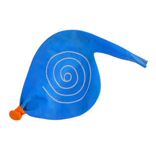 地旋气球儿童生日派对活动乳胶卡通火箭汽球会响会转会叫旋转用品