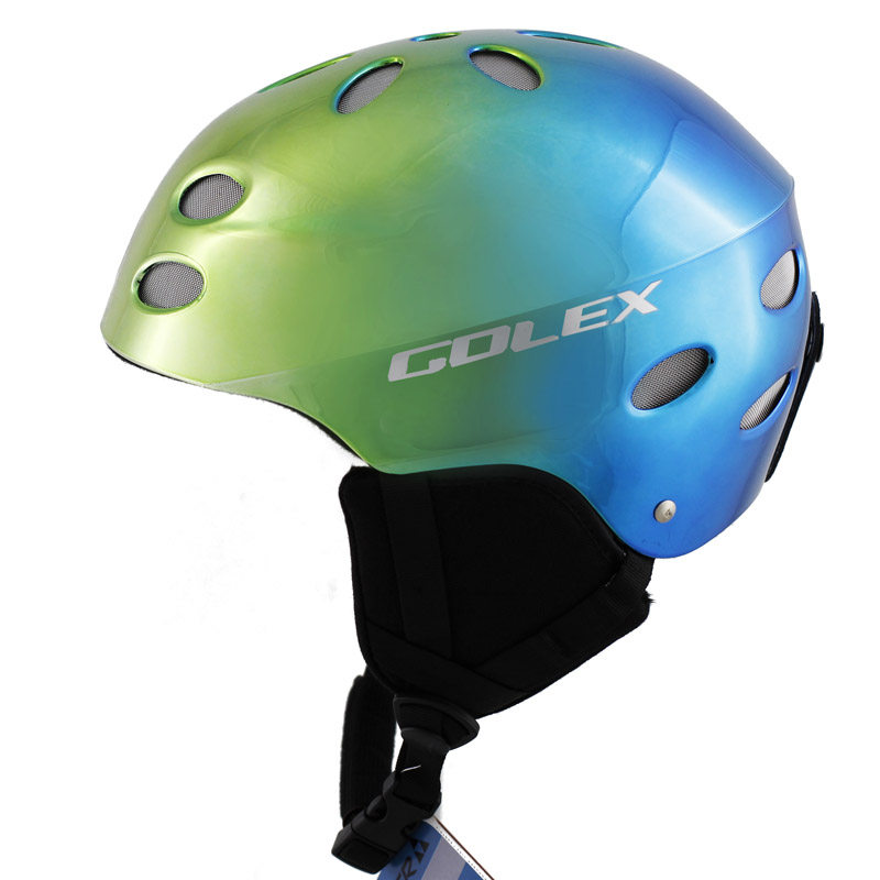 [外贸瑕疵]GOLEX 电镀儿童成人滑雪头盔可调节软耳 S17多尺码