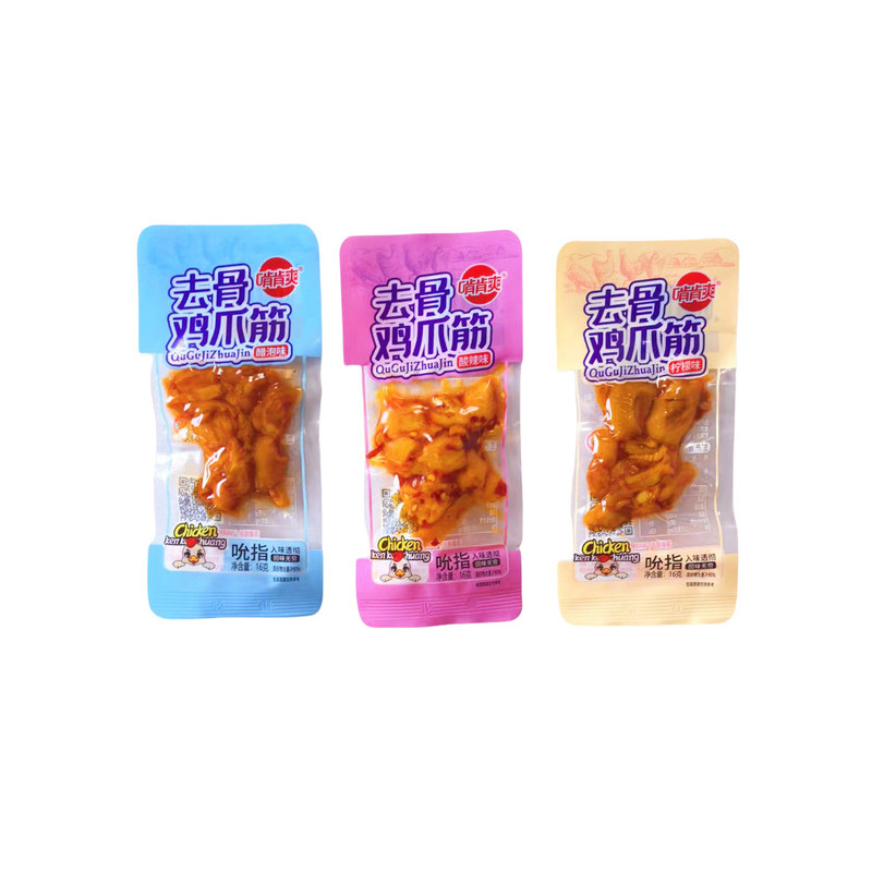 去骨鸡脚筋醋泡酸辣味