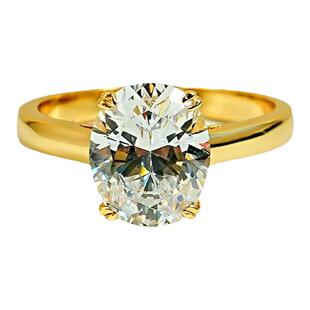 轻奢小众鸽子蛋925银戒指镶嵌火彩高碳钻冰花切百搭小众简约气质