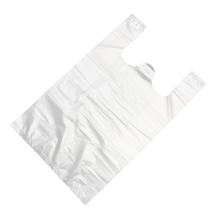 塑料袋食品袋定制商用白色透明手提购物方便袋打包袋子背心袋批发