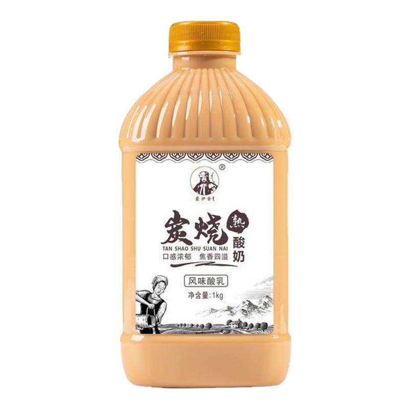 蒙伊金醇熟炭烧焦香风味发酵乳
