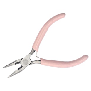 手工钳子饰品4.5寸迷你钳首饰钳珠宝钳串珠弯嘴圆嘴钳多功能套装