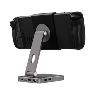 Steam deck投屏底座铝合金MagSafe磁吸支架拓展坞Switch2周边配件