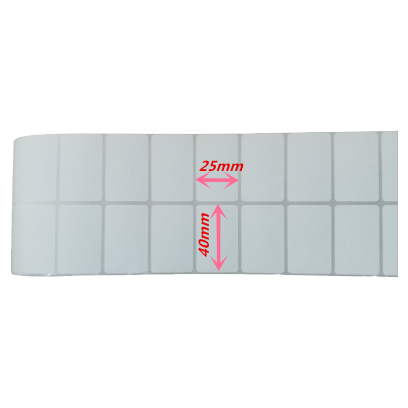 现货40x25铜板不干胶标签纸ZT410 511 TSC244 247 342 MA2400 3400 MA2400 btp2100 2200 2300e条码贴纸热卖