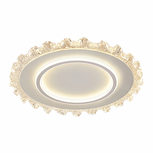 2026新款圆形主卧室吸顶灯简约现代轻奢房间护眼灯智能语音灯具