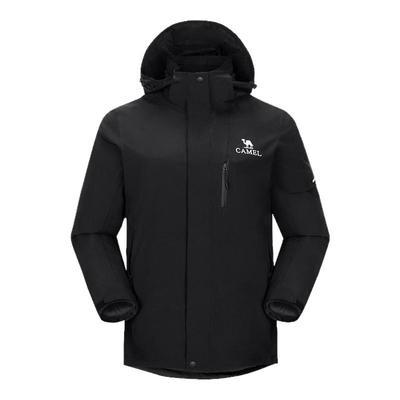 骆驼加绒加厚防风保暖夹克外套