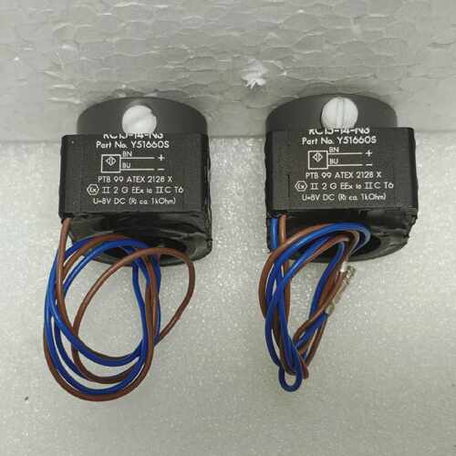 Lot of 2 PepperlFuchs RC15-14-N3-Y51660S Inductive Ring Sens