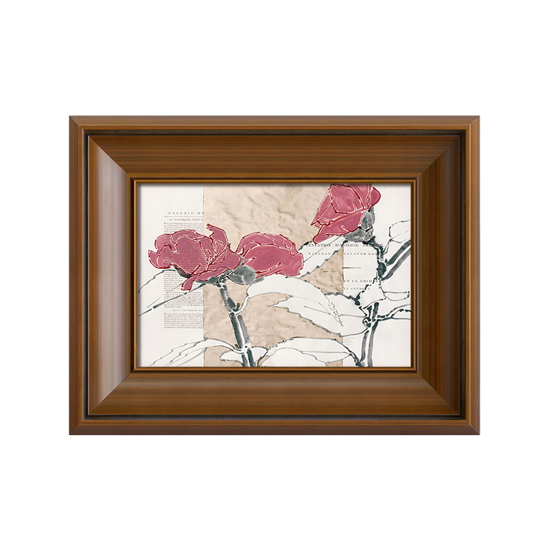 《花瓣书》高级感法式小众艺术挂画组合餐厅卧室壁画花卉装饰画