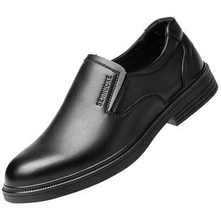 高端电工鞋劳保鞋男士防刺穿绝缘鞋办公室行政工作皮鞋保安一脚蹬