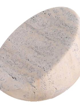 现代简约黄洞大理石半圆球书房桌面装饰品摆件样板间家居软装摆设