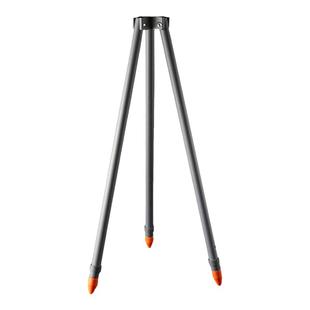 户外烧烤架篝火盆吊锅三脚架锅架柴火炉三角支架便携折叠伸缩露营