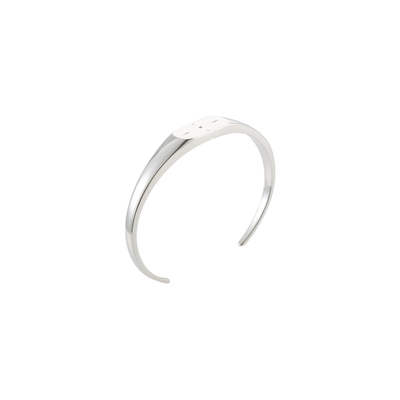 coughinvain表盘镶嵌银手镯