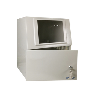 实验室仪表外壳定做白色精密小机箱微型金属桌面机壳开门式联壳