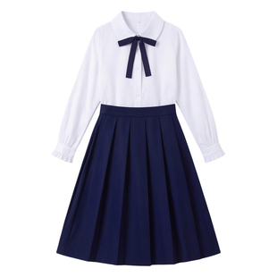 新款儿大童合唱服中小学生演出服学院风红歌比赛表演套装校园朗诵