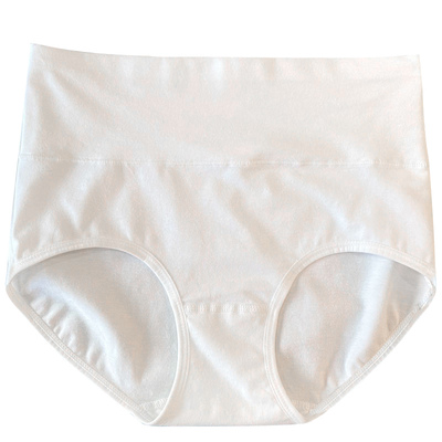 5条白色收腹全棉裆包臀三角裤