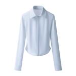 小野和子修身防晒衣女夏衬衫轻薄长袖开衫2026新款抗皱休闲外套