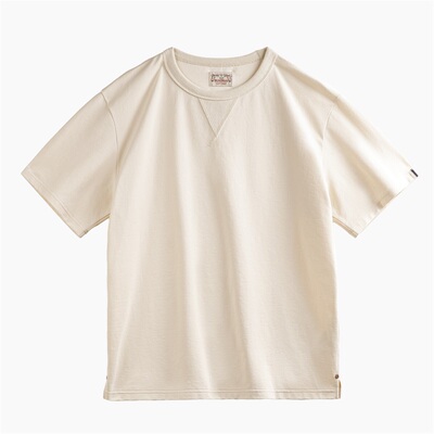 马登工装美式复古正肩短袖T恤