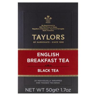 Taylors泰勒茶英式传统早餐红茶茶包英国原装进口超浓郁DIY奶茶
